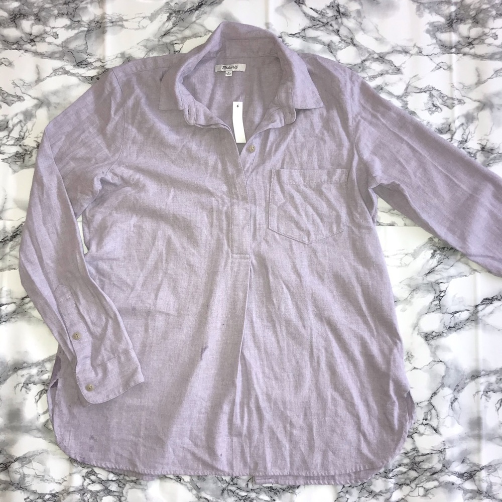 Light Purple Cotton Blouse